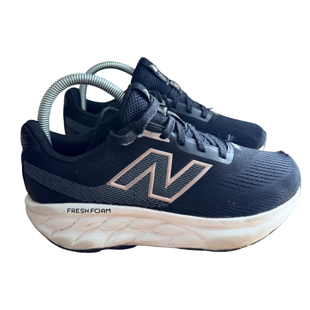 New Balance Fresh Foam 520 Womens 7 W520RG7 Black Rose Gold Running Shoes